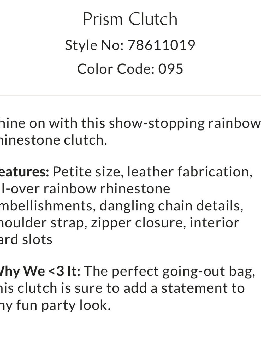 Free People Multicolor Crystal MiniBag - Pink, Green - Picture 9 of 9